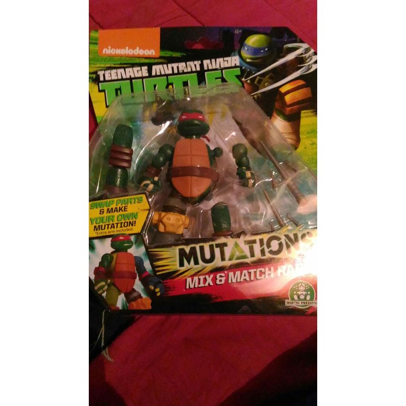 Figurine Articulee 12cm Tortue Ninja Mutat - Modèle Aléatoire