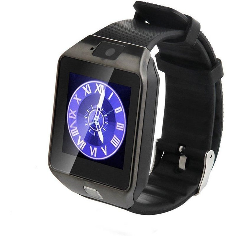 Montre Intelligente Numérique Bluetooth Smart Bracelet Dz09 Pour Android Téléphone Noir Cadeau Noël Fête Festival Anniversaire