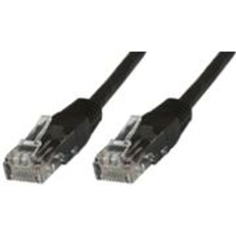 MicroConnect - Câble réseau - RJ-45 (M) pour RJ-45 (M) - 1 m - UTP - CAT 5e - noir