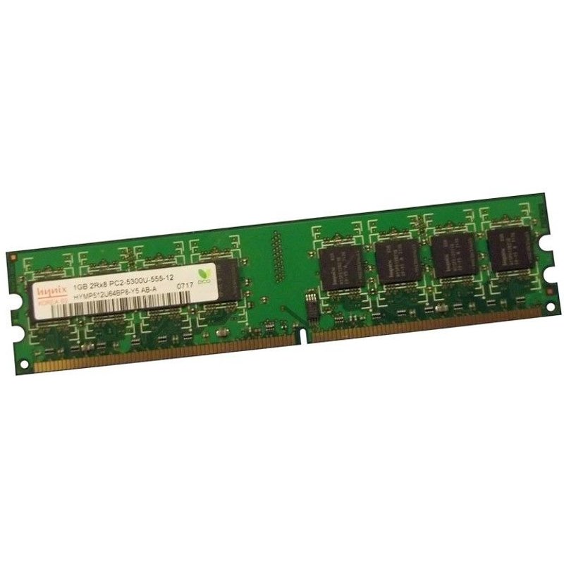 1Go Ram Hynix 240-Pin DIMM Memory Module DDR2-667 PC2-5300U HYMP512U64BP8-Y5 CL5