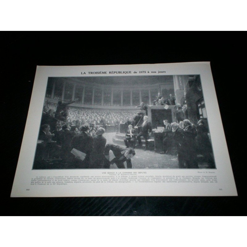 La Troisieme Republique De 1875 A Nos Jours Une Seance A La Chambre Des Deputes