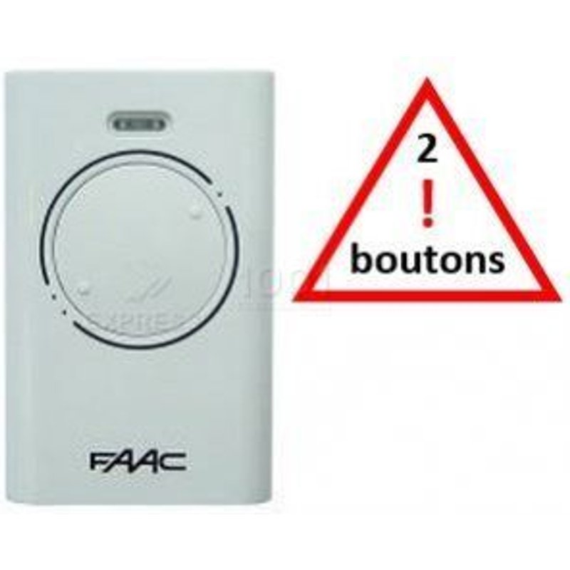 Télécommande Faac XT2 868SLH frquence 868 Mhz 2 canaux