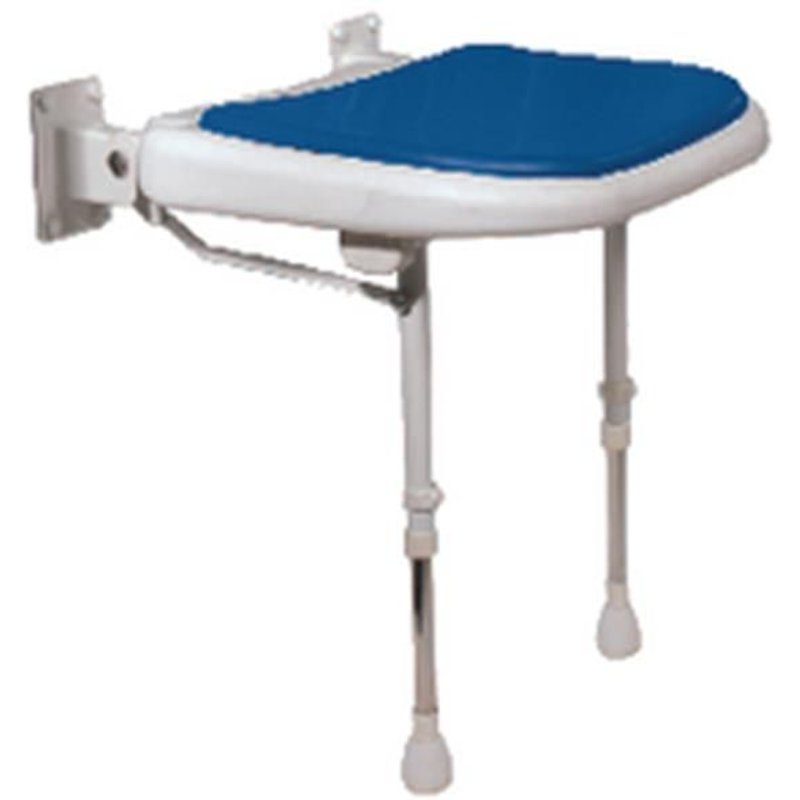 Akw international-Siège de douche rabattables Série 4000 rembourré 460x485x640mm. gris Réf 04270P