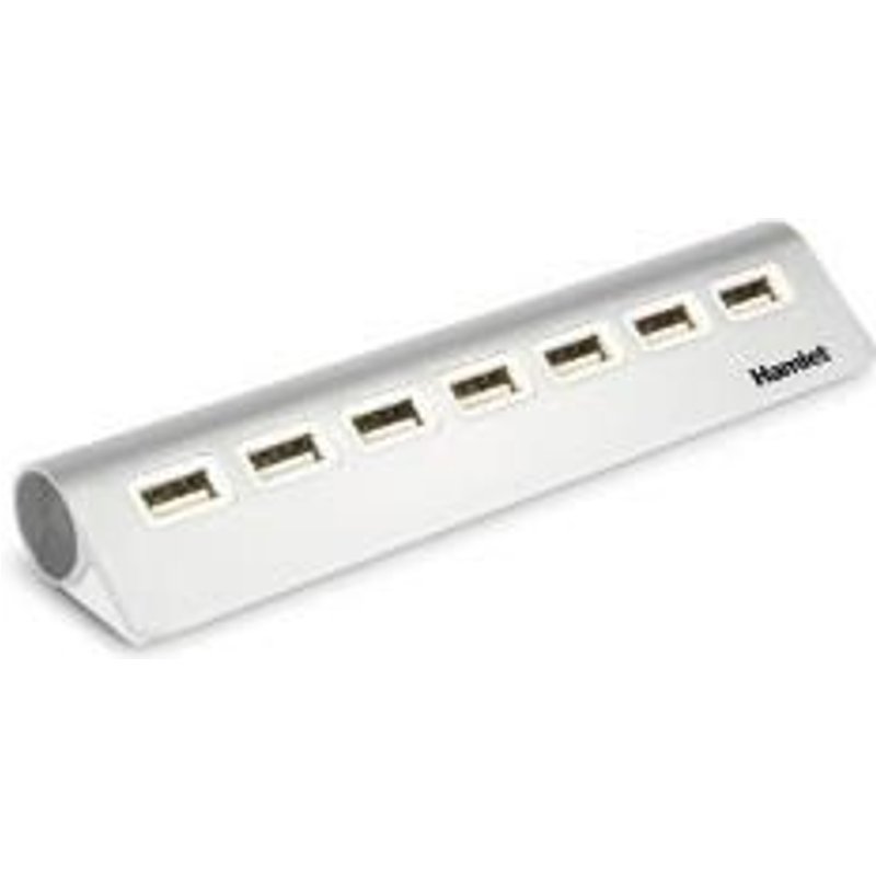 Hamlet XHUB7020AL - Concentrateur (hub) - 7 x USB 2.0 - Ordinateur de bureau