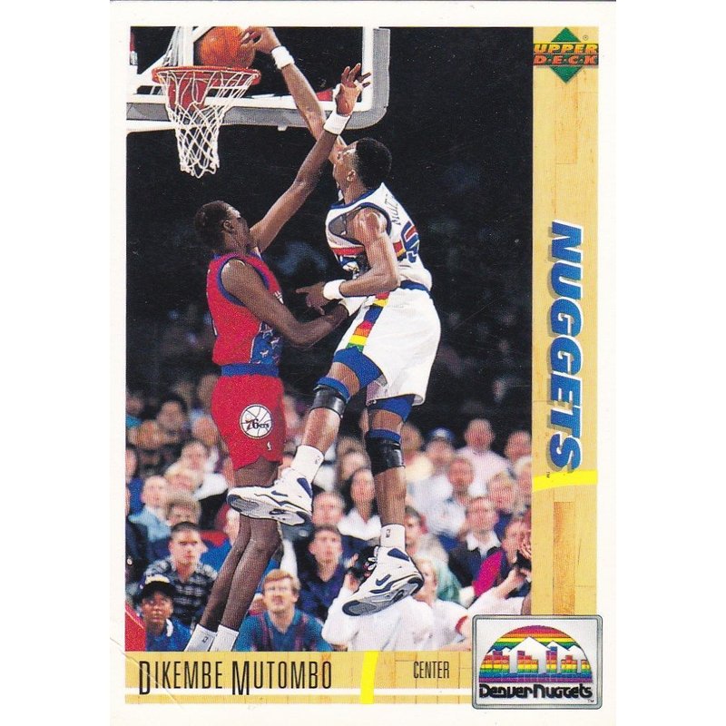 Carte Basket Upper D.E.C.K Dikembe Mutombo Carte N° 24