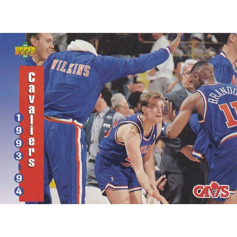 Carte Basket Upper D.E.C.K Equipe Cavaliers 1993-94 Carte N° 5