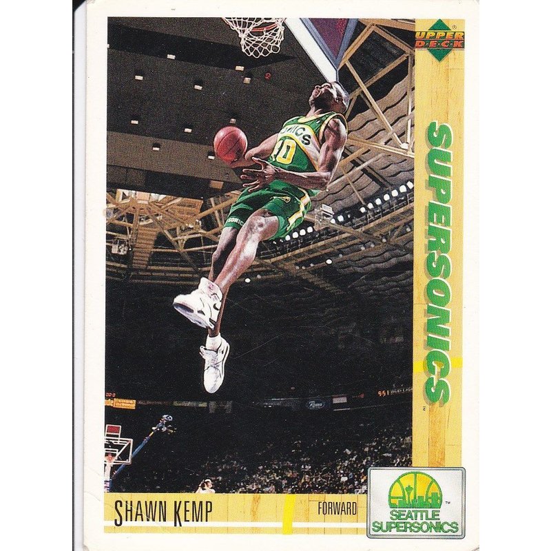 Carte Basket Upper D.E.C.K Shawn Kemp Carte N° 16