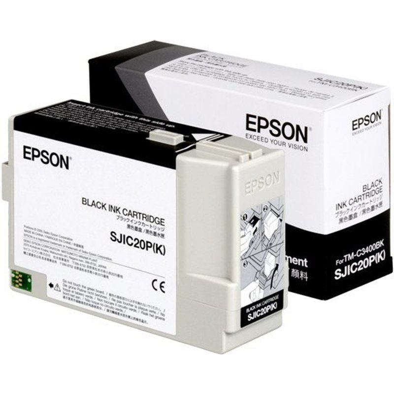 Epson SJIC20P(K) - Noir - originale - cartouche d'encre - pour TM C3400BK