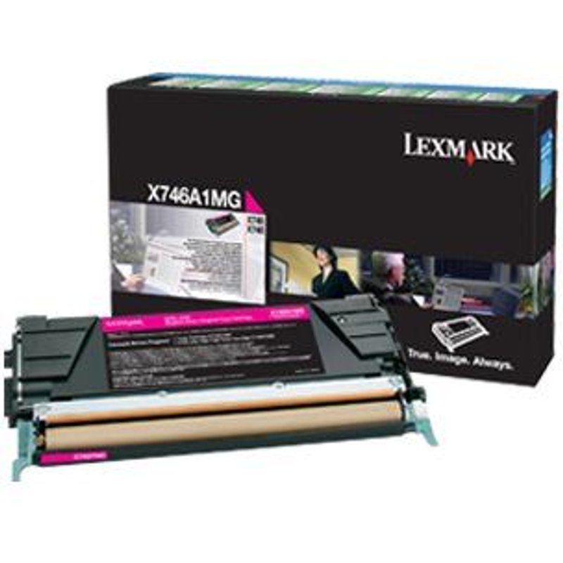 Lexmark - Magenta - original - cartouche de toner LCCP, LRP - pour Lexmark X746de, X748de, X748de LDS, X748de Statoil, X748dte