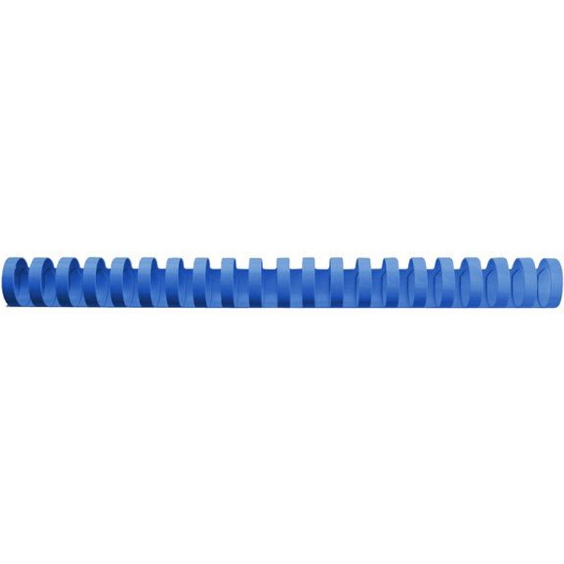 GBC CombBind - 19 mm - 21 anneaux - A4 (210 x 297 mm) - 165 feuilles - bleu - 100 unités peigne de reliure en plastique - pour P/N: 2101435, 4400399, IB271106, IB271717