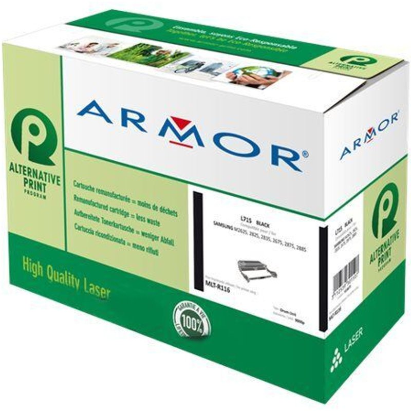 Armor - Noir - compatible - remanufacturé - cartouche de toner (alternative pour : Samsung MLT-R116) - pour Samsung Xpress M2675F, M2675FN, M2825DW, M2825ND