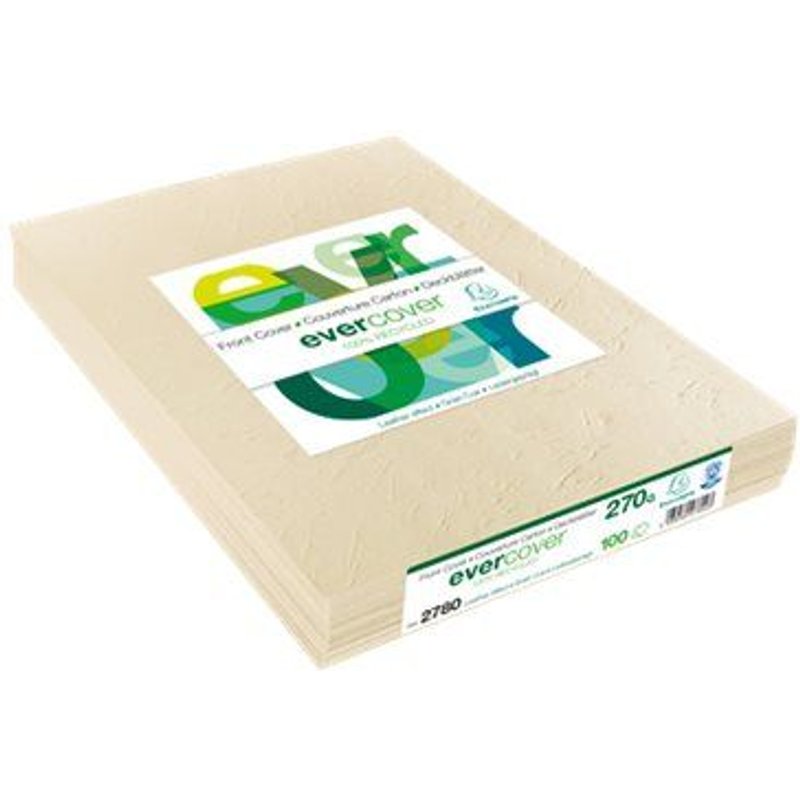 Exacompta Evercover - Papier couverture - ivoire - A4 (210 x 297 mm) - 270 g/m² - 100 feuille(s)