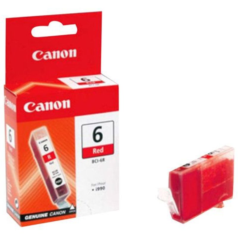 Canon BCI-6R - Rouge - originale - réservoir d'encre - pour i990, 9900, 9950; PIXMA iP8500
