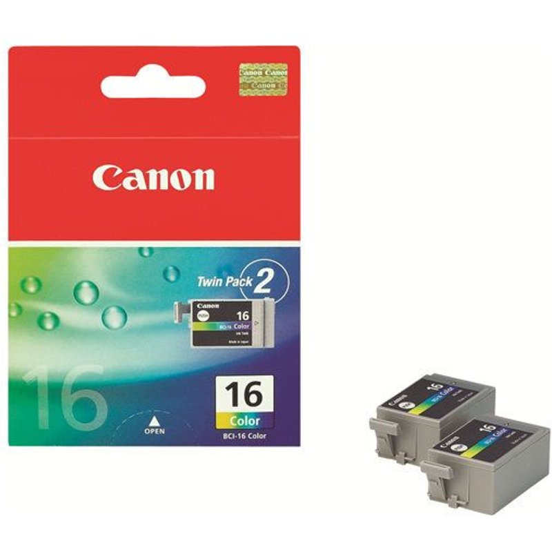 Canon BCI-16C - Couleur (cyan, magenta, noir) - original - réservoir d'encre - pour PIXMA iP90, iP90v, mini220; Canon SELPHY DS700, DS810