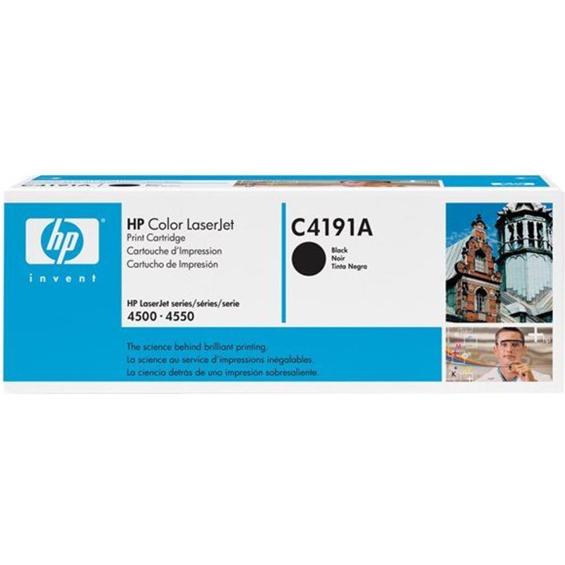 HP C4191A - Noir - original - LaserJet - cartouche de toner (C4191A) - pour Color LaserJet 4500, 4500dn, 4500n, 4550, 4550DN, 4550HDN, 4550N
