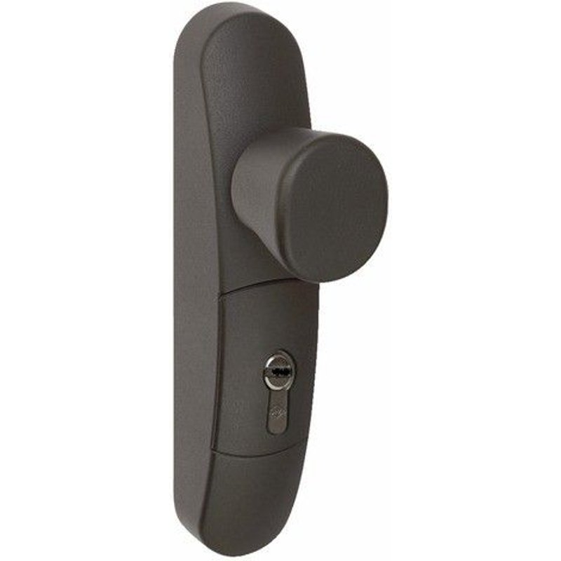 Module extérieur pour antipanique - bouton rotatif - Fluid gris noir JPM