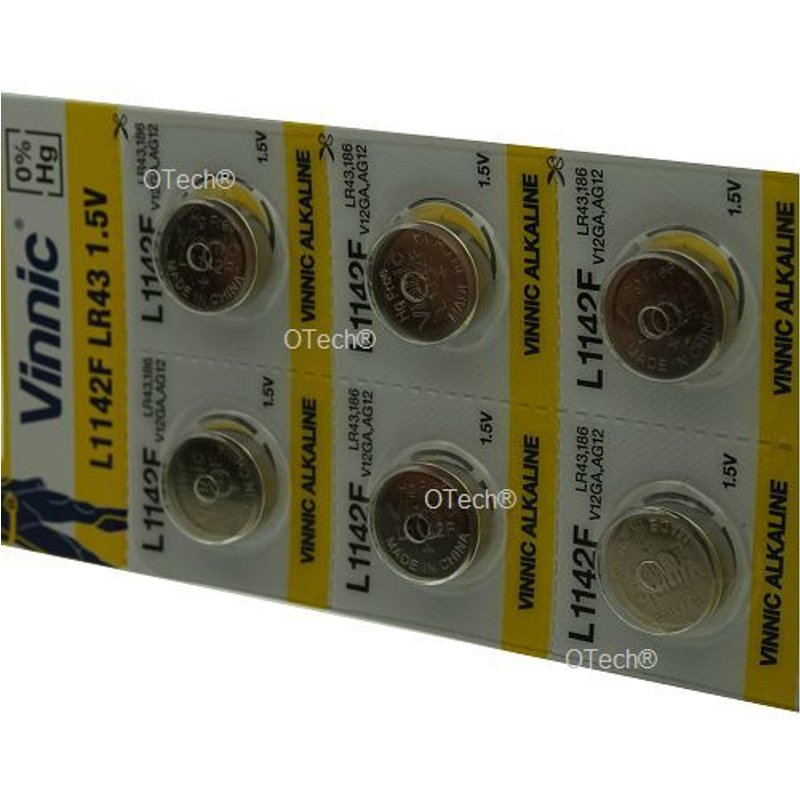 Pack de 10 piles Vinnic pour DIVERS G12A - Garantie 1 an