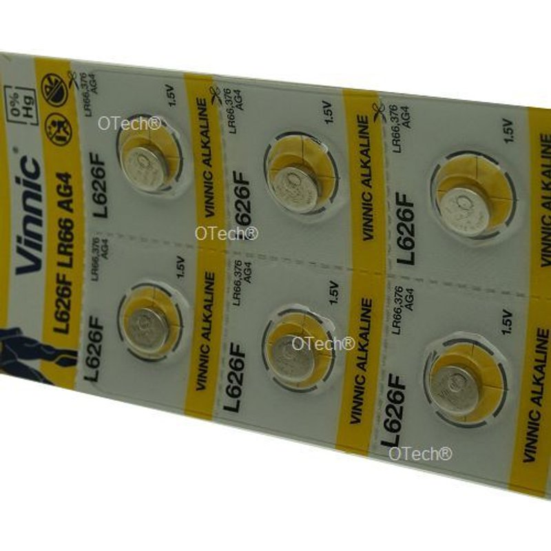 Pack de 10 piles Vinnic pour EVEREADY 376 MD - Garantie 1 an