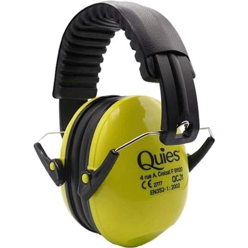 73083 Quies Casque Vert Anti-Bruit - Boite 1 Unité (Couleur : Vert)