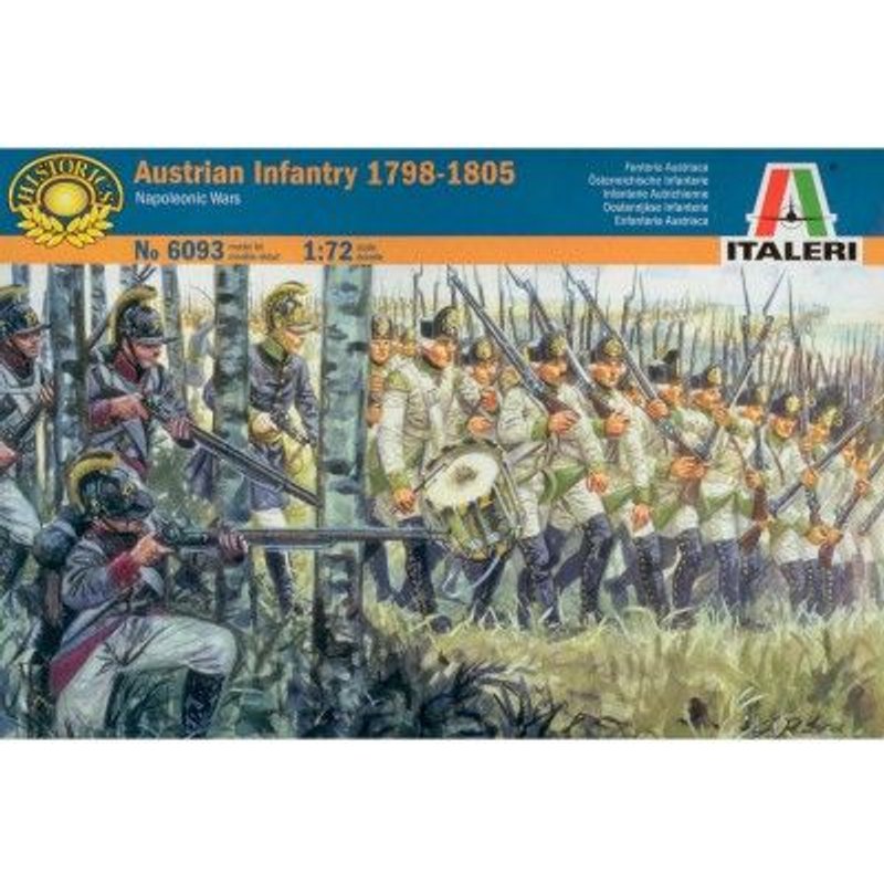 Figurines Guerres Napoléoniennes : Infanterie Autrichienne 1798-1805