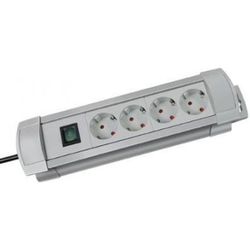 Brennenstuhl Premium-Line 4 prises gris clair 1,8 m H05VV-F 3G1,5