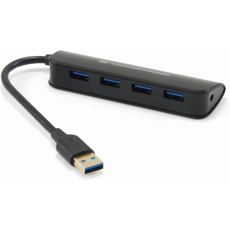 Conceptronic C4PUSB3 - Concentrateur (hub) - 4 x SuperSpeed USB 3.0 - de bureau