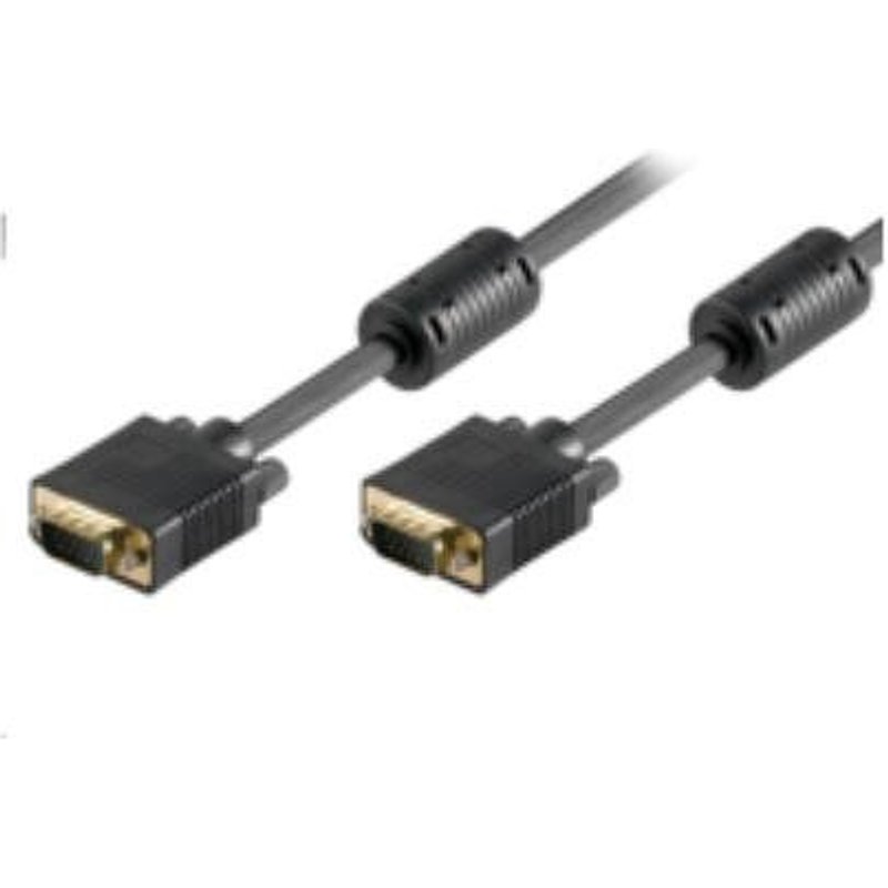 MicroConnect MONGG5FB Câble VGA Noir