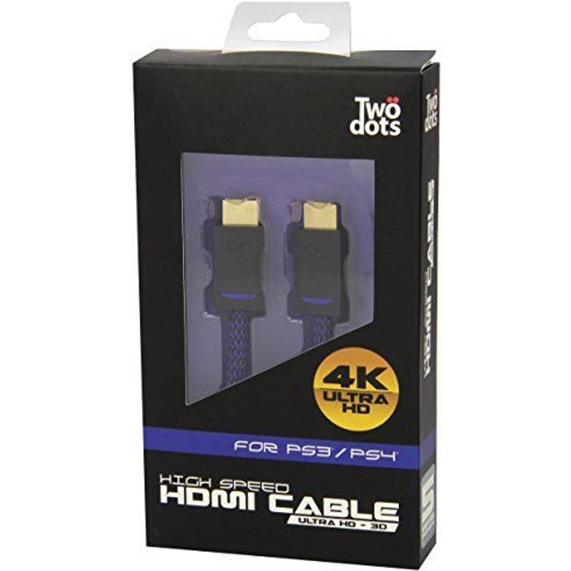 Cable HDMI 4K Ultra HD et 3D pour PS4