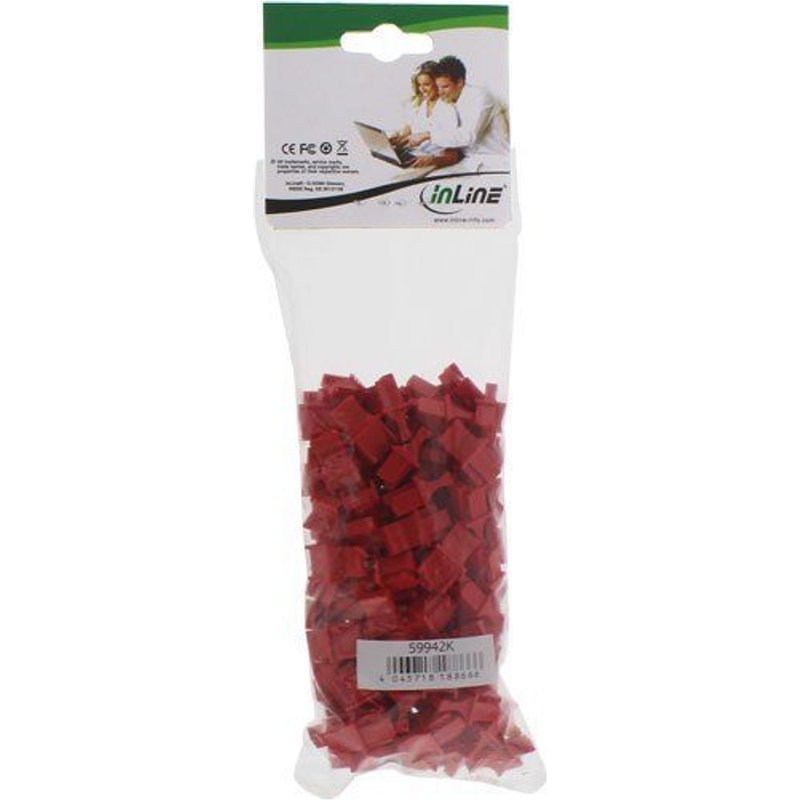 InLine 59942K Câble Ethernet Rouge
