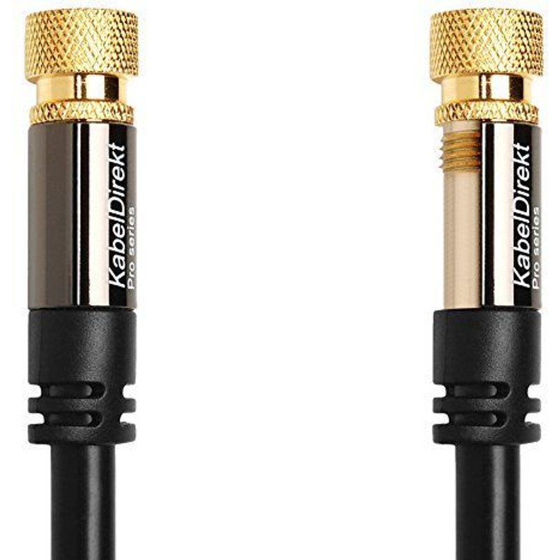 KabelDirekt 1m F-Connecteur à F-Connecteur Câble Satellite Digital Audio Video Coaxial - PRO Series