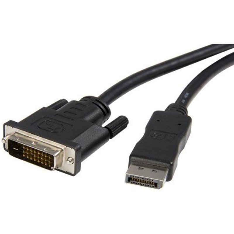 StarTech DP2DVIMM6 Câble Adapteur DisplayPort® vers DVI de 1.8 m Convertisseur DP 1x DisplayPort Mâle 1x DVI-D Mâle 1920x1200