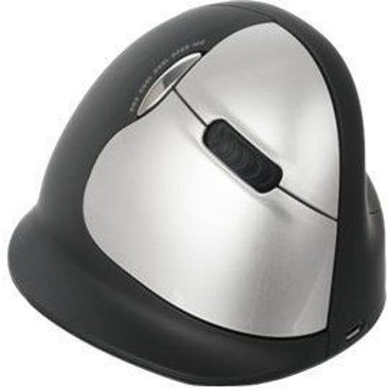 HE large rGOHELAWL souris verticale ergonomique sans fil Ă droite noir