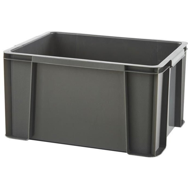 SUNDIS Bac boîte de rangement Masterbox 17L 38x29x20.5 cm anthracite