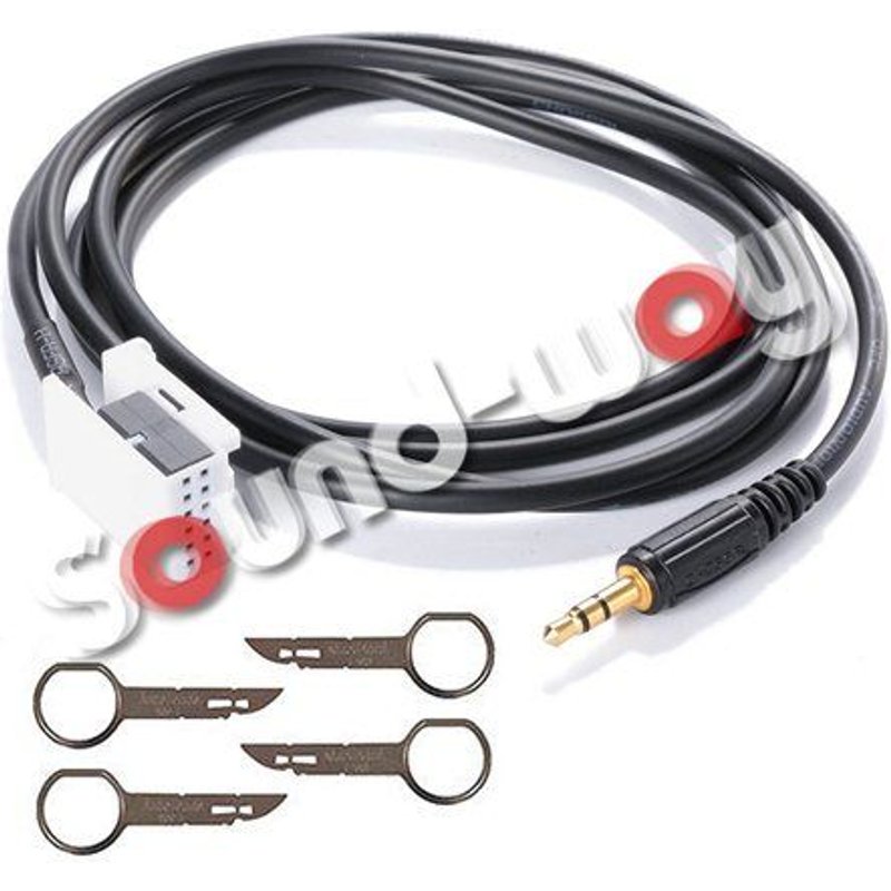 CABLE AUXILIAIRE COMPATIBLE AUTORADIO Volkswagen Golf Polo Passat RCD210 RCD310 RCD510 - jack 3,5 mm