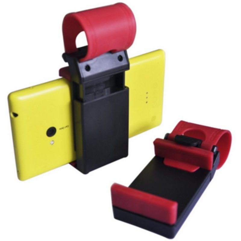 Téléphone Cellulaire Voiture Mount Holder Sur Le Volant Et Boucle Clip / Fit Gps, Iphone, Samsung Galaxy S5 S4 Note 3, Htc One, Goolge Nexus 5 Tous Les Téléphones Mobiles Smart Etc.