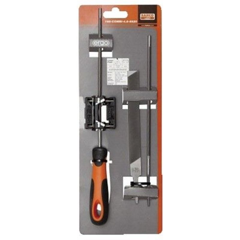 Jeu de 3 limes d'affûtage - ronde BAHCO