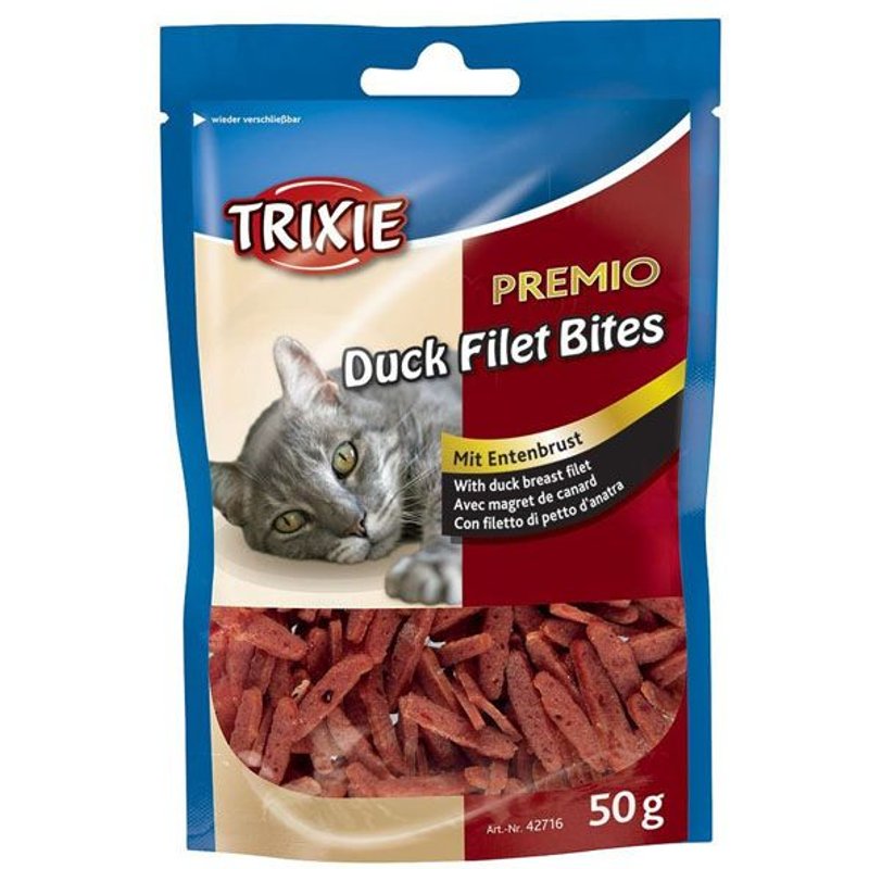 Trixie Premio Duck Filet Bites Avec Magret De Canard Pour Chat 50 Grs