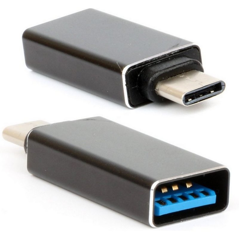 Adaptateur USB 3.1 Type C - CAPAS Hi-Speed Micro USB 3.1 Type C mâle vers standard Type A Adaptateur USB 3.0 femelle Noir