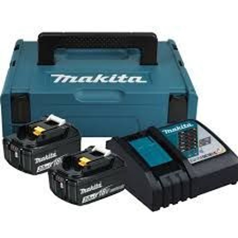 Batteries + chargeur Makita Kit 197952-5 18Volt