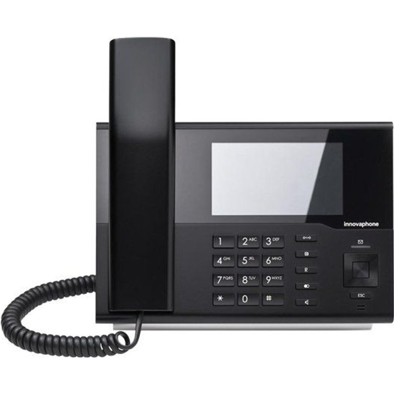 innovaphone IP232 - Téléphone VoIP - SIP, SIP v2, H.323 v5 - multiligne - noir