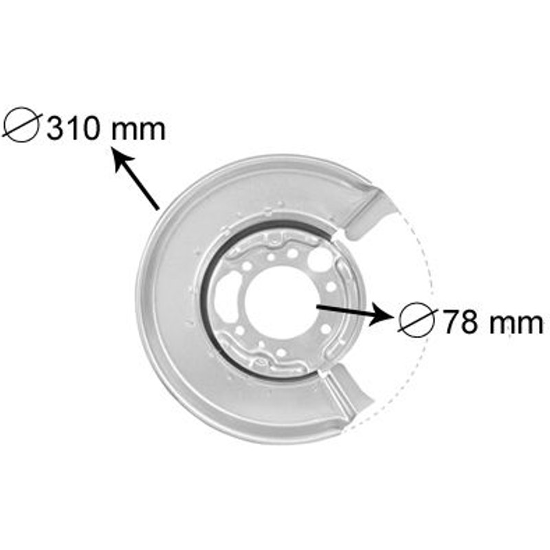 Cache Anti-Poussiere. Pour: Mercedes Sprinter W900 -00. Référence Constructeur: 461-423-0220