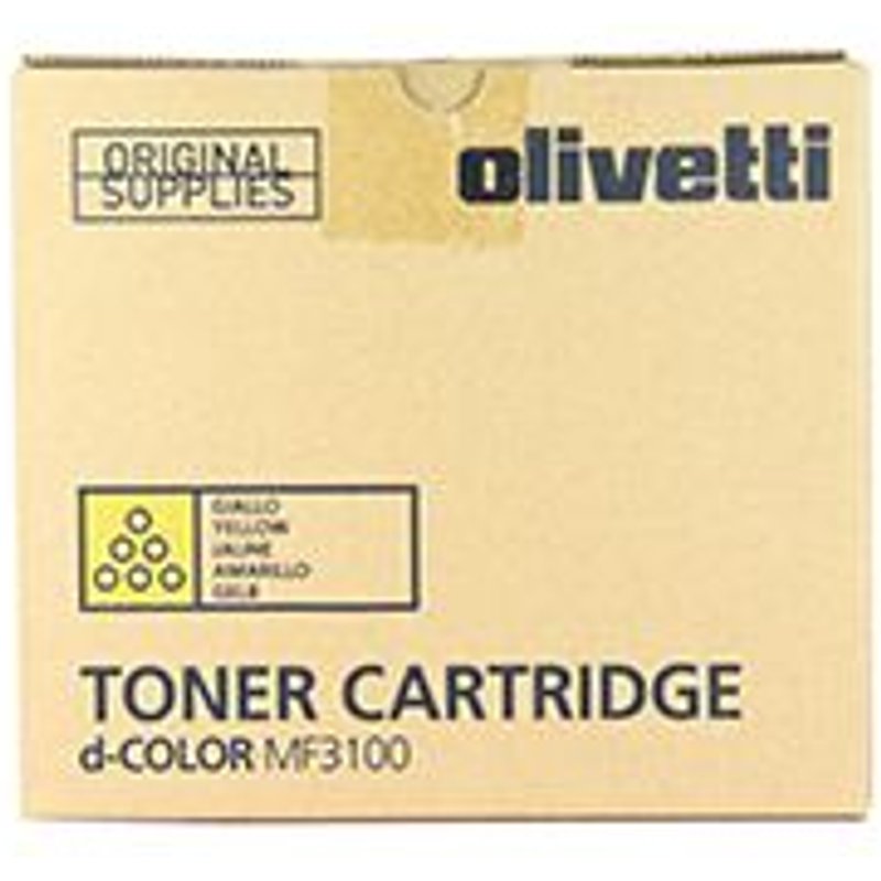 Olivetti - Jaune - originale - cartouche de toner - pour d-Color MF3100