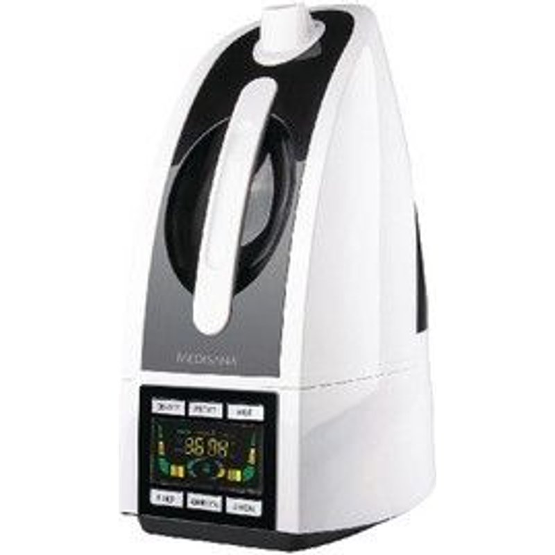 Air Humidifier With Hygrometer 30 W 30 M³ 4.5 L Blanc / Noir