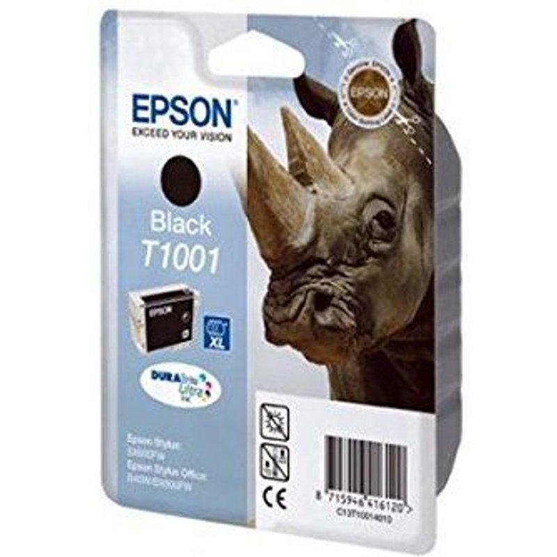 Epson T1001 Cartouche d'encre d'origine Durabrite Noir
