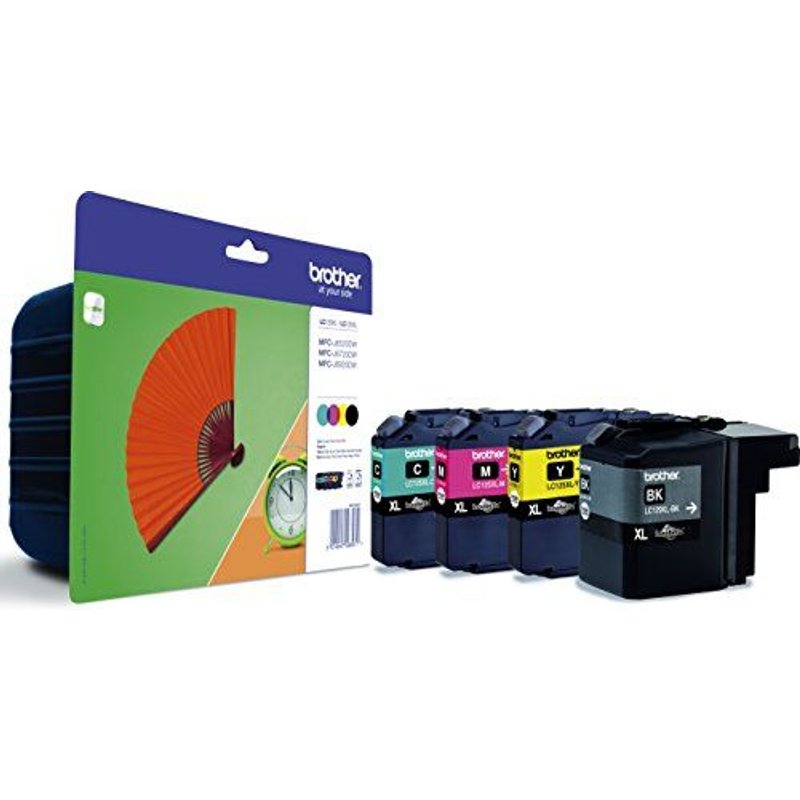 Brother LC-129XLVALBPDR Cartouche d'encre Noir, Bleu, Rose, Jaune