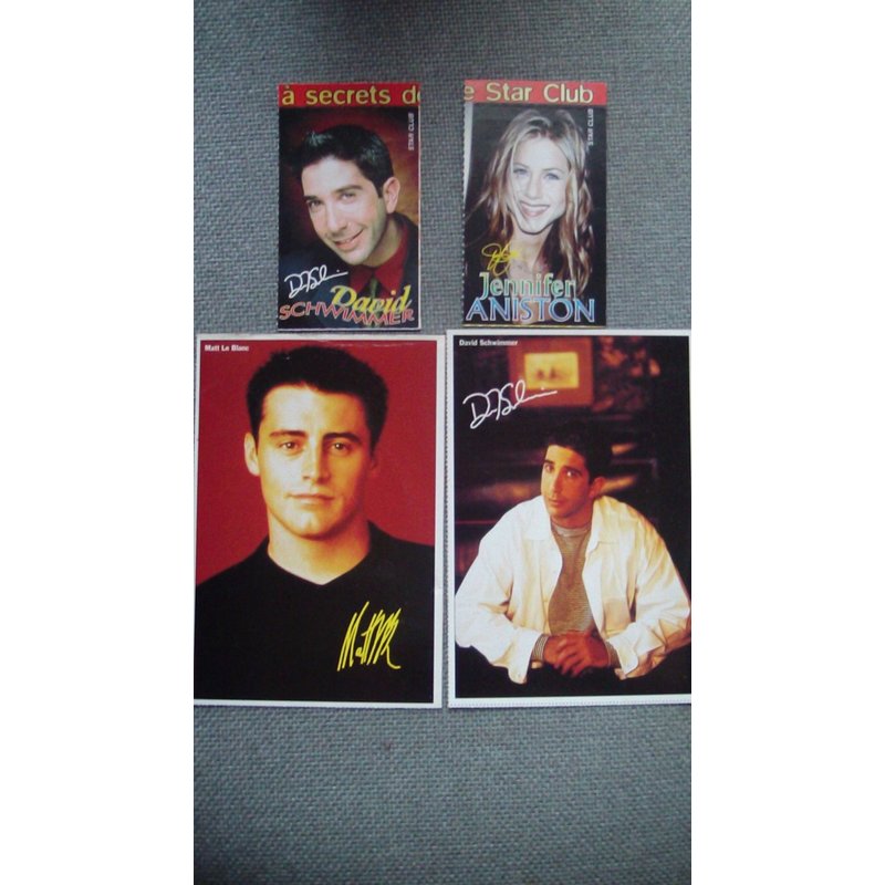 Carte Matt Le Blanc / David Schwimmer (Friends)