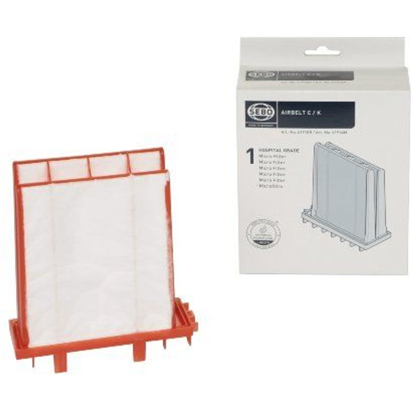 Sebo 6191ER Micro-filtre Hospital-Grade pour airbelt K/ C