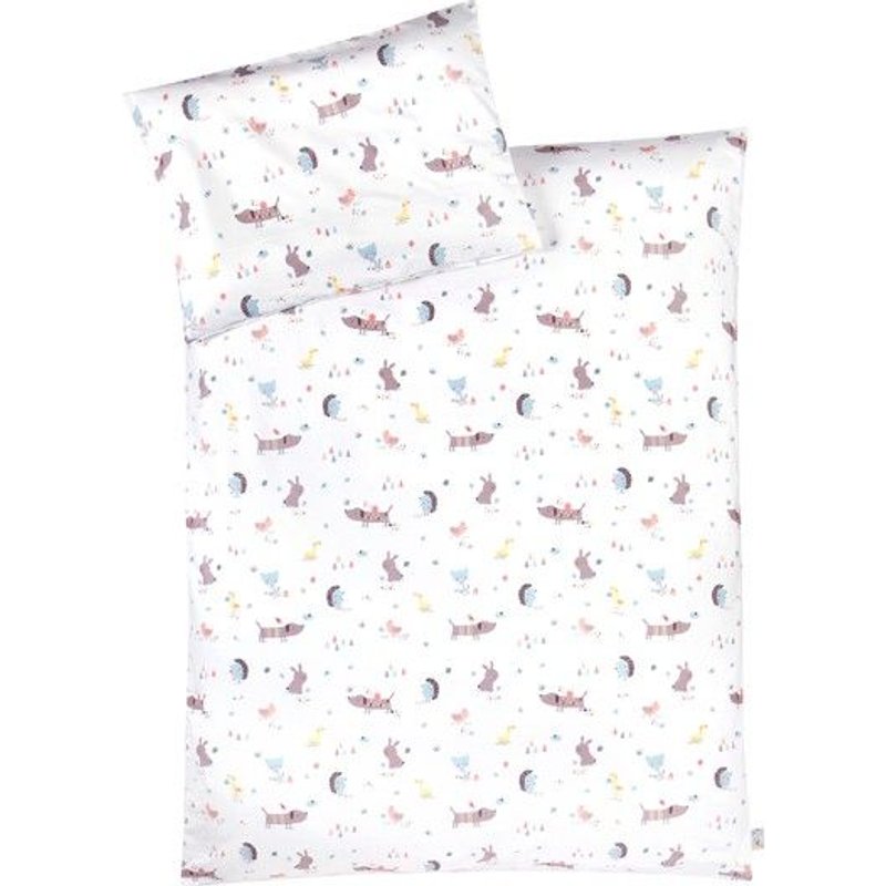 Jerseybaby Jersey Bettwäsche Crazy Animals 100x135cm+40x60cm