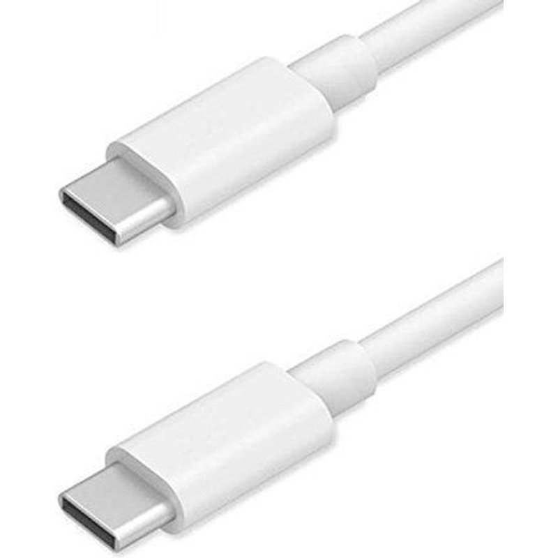 NOVAGO® Câble 2 Mètres USB 3.0 TYPE C vers TYPE C , Câble USB C ver USB C pour Galaxy S8, Huawei Honor 8, Huawei P9, Huawei P10 , Apple Macbook 12" et tous les appareils de connectique TYPE C - Blanc