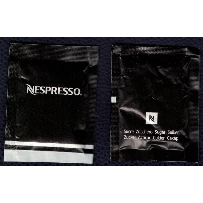 Sachet Sucre Sugar Nespresso Sachet Noir